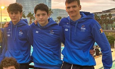 Ramon Montoto bat el rècord d’Andorra de 16 anys dels 50 lliures en la 7a jornada de la Lliga Andorrana