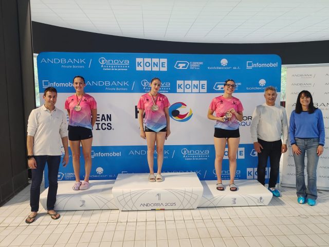 El Campionat d’Andorra de Rutines posa el punt final a la temporada nacional de natació artística