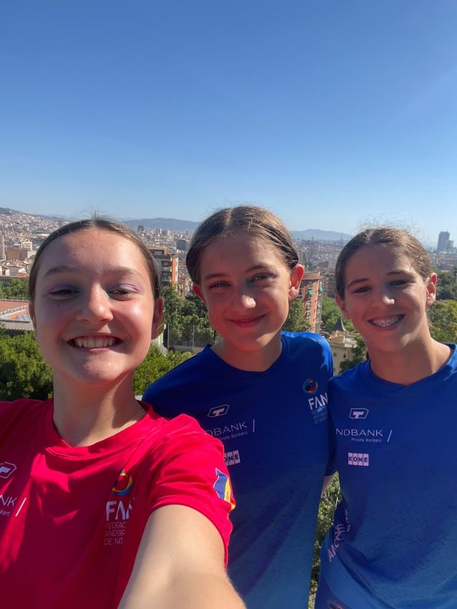 El duet infantil completa una bona actuació al Campionat de Catalunya de natació artística