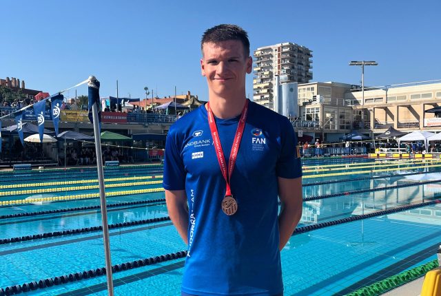 Max Suárez es penja el bronze als 100 lliures del Campionat de Catalunya Júnior