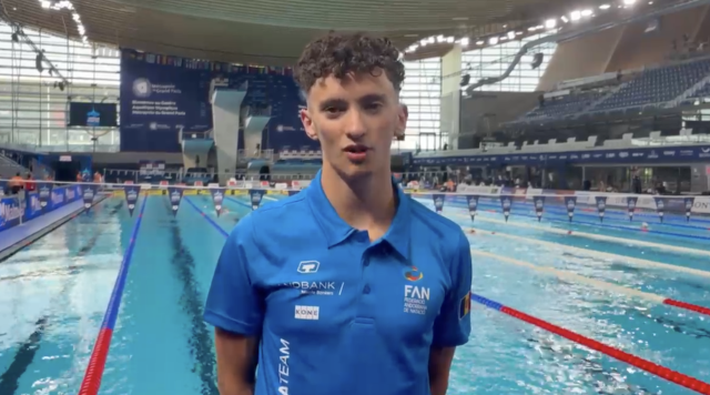 Biel Cuen bat el rècord absolut d’Andorra dels 200 metres lliures