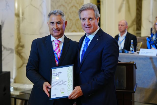 el president de la fan, Joan Clotet, participa al Congrés de la European Aquatics a Bakú